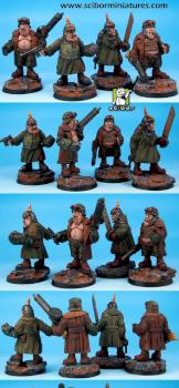 Steampunk Prussian Schutzen Sturmgruppe  from Scibor Monstrous Miniatures by Scibor