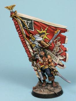 Vostroyan Standard Bearer - for Paint Aid GD UK by Orb