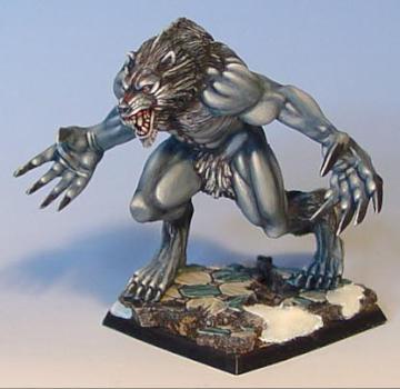 Ilyad Games Werewolf on sculpted base by Wappellious