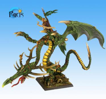 Wood elf dragon by pucis