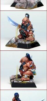 Tir-Na-Bor Dwarf with Sword by arogers907
