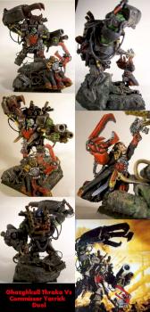 Thraka vs Yarrick Duel by Neomensu