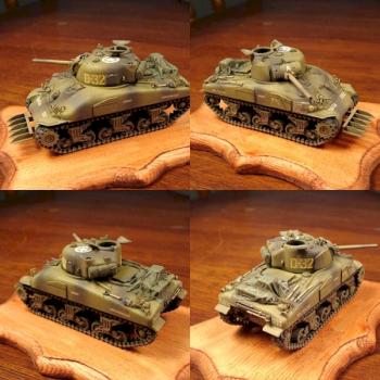 1/72 Sherman M4A1 75 by danl
