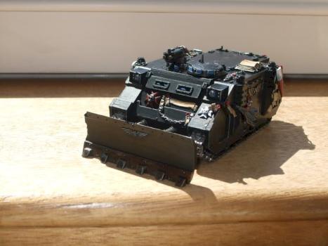 Black Templar Rhino by dave5387