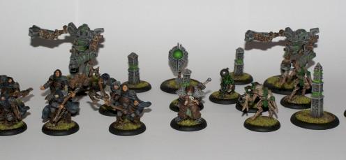 Circle Orboros army by sarbaek