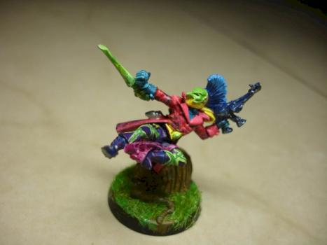Jumping Harlequin by ratatviskr