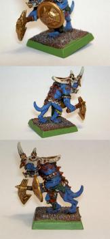 Lizardmen Saurus Champion by Muette