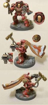 Blood Angel Master of Chapter in Terminator Armor by farseer oliver