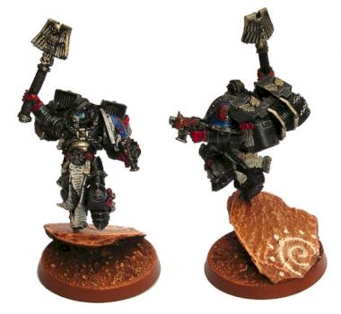 Crimson Fists Chaplain with Jump Pack by precinctomega