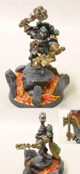 Salamander Chaplain Xavier by farseer oliver