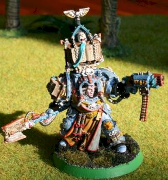 Space Marine Librarian Terminator by white aardvark