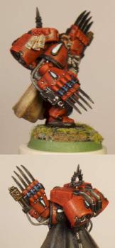 Blood Angel Company Captain by narkuk