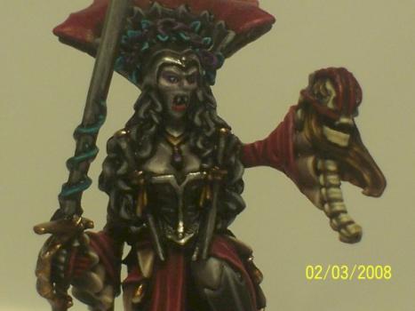 Close up of Lady vampire by Drago Hroth