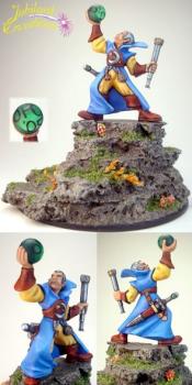 Wizard w/ crystal ball by Jubilee