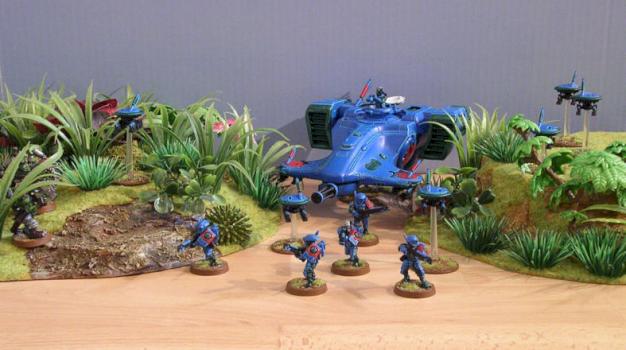 Tau Firewarriors on the move by Sneeky Git