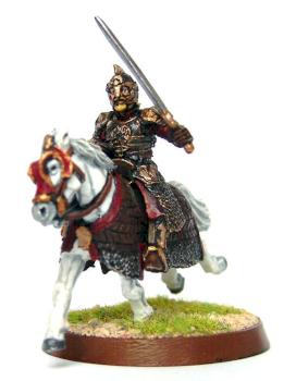 Mounted Théoden (Lord of the Rings Battle Game) by Desert Eagle