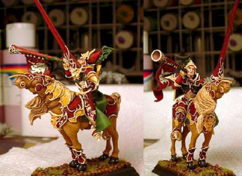 Alahan Mounted Musician by HowwwwL