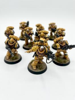 Primaris Intercessors Imperial fists space marines WARHAMMER 40k by juanlurockerman