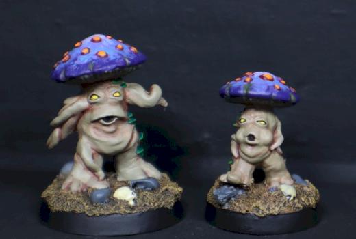mushroom myconids by mikecarrero