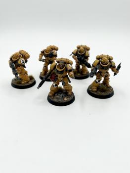 5X Primaris Intercessors Imperial fists space marines WARHAMMER 40k by juanlurockerman