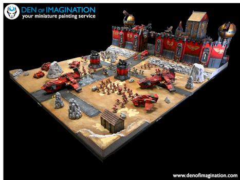 Blood Angels Fortress-Monastery!!! by DEN of IMAGINATION