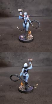 Maligna, vampire beauty by Kragg.miniatures