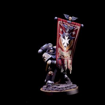 Black Templars primaris ancient by El Sabel
