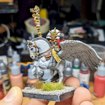 Balthasar Gelt on Pegasus by Enesz