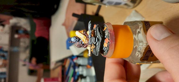 Alien monk guy from Wargame exclusive by Mr. Peanuts