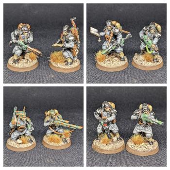 Kill Team: Veteran Guardsmen | Flamer + Comms + Zealot + Melta + Sniper Team + Grenade Launcher + Tr by Enesz
