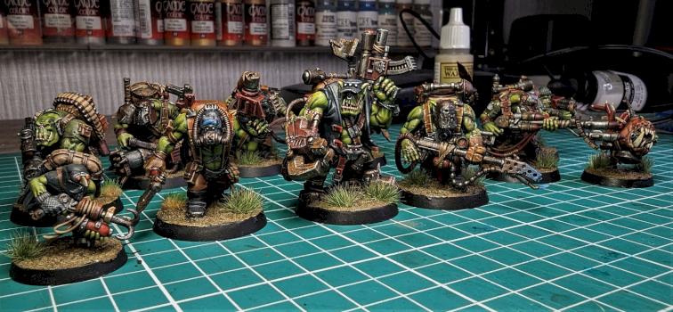 Ork Kommando Kill Team by Genryu