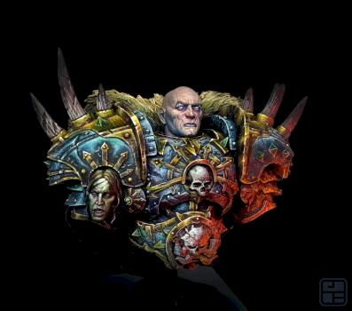 Chaos Lord Bust by Branzu
