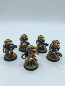 Primaris Hellblaster Imperial fists space marines WARHAMMER 40k by juanlurockerman