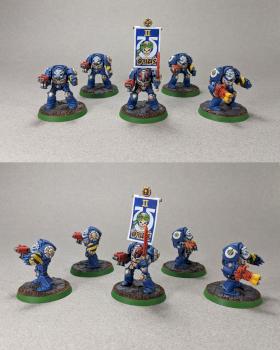 Space Hulk Terminators by gowestover