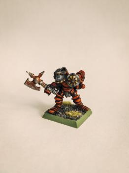 Chaos Warrior with axe by Sanguinius