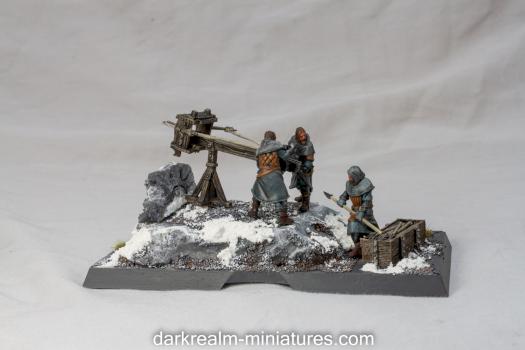 A Song of Ice and Fire Night's Watch Builder Scorpion Crew by darkrealm-miniatures