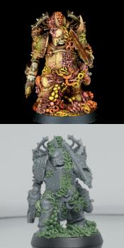 Plague Marine inspired by The Last of Us by Kabin Miniatures