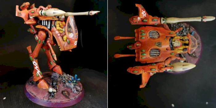 Eldar Corsair War Walker by Sad_Dzen