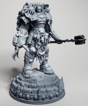 Warmaster Horus chaos primarch WIP by Miniman79