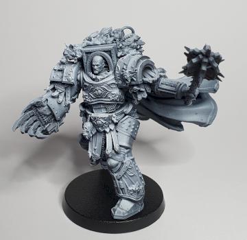 Warmaster Horus chaos primarch WIP by Miniman79