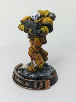 Signifer Antonius, primaris Space Marine by in_z_sky