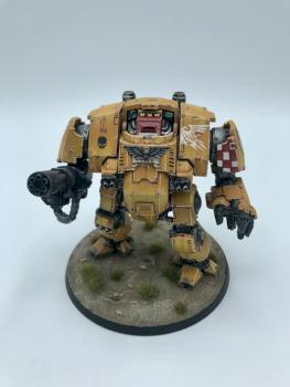 Primaris Redemptor Dreadnought Imperial fists space marines WARHAMMER 40k by juanlurockerman