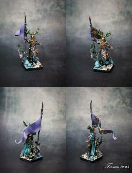 Sylvan Elves Battle Standard Bearer by Terecius