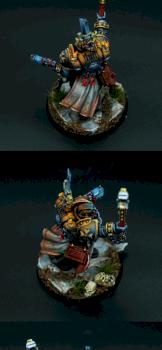 Chaplain Grimaldus, Reclusiarch of the Black Templars by Bartolomeus777