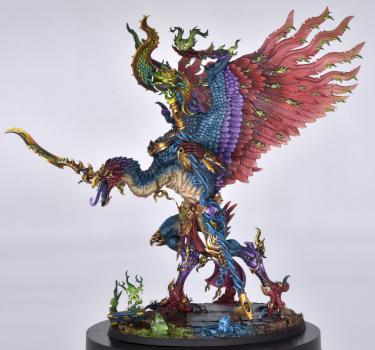 Tzeentch Lord of Change by Monstrous Pigments