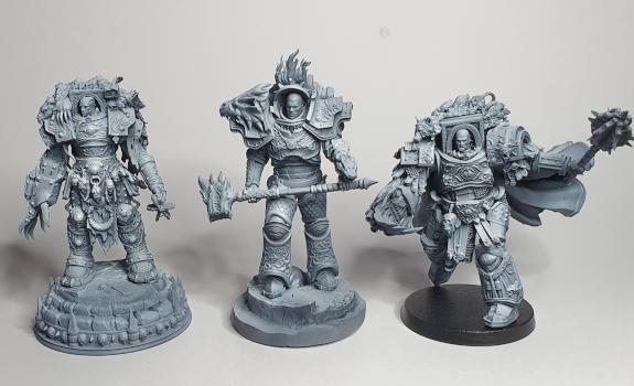 Primarch miniatures WIP by Miniman79