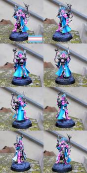 Trans pride color scheme Skitarii Marshal by CerberusXt