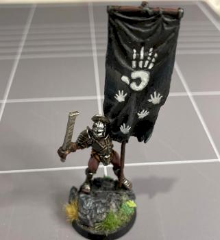 Uruk-hai banner with white hand by Armourbench_Aus