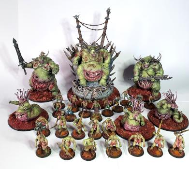 Nurgle Demon Horde by Miniman79