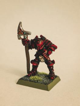 Chaos Warrior with halberd by Sanguinius